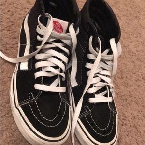 Black high top vans